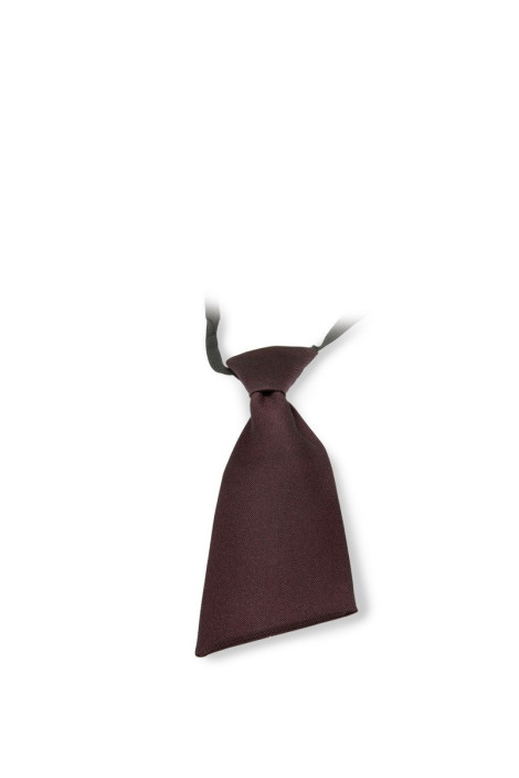 Cravatta con uniforme da hotel al cioccolato - Cravatta donna