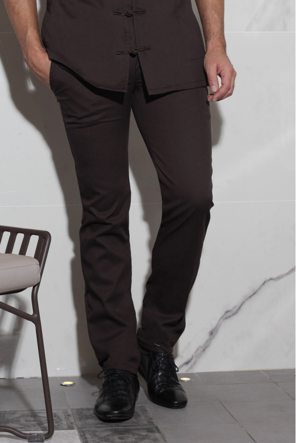 Pantaloni new cioccolato professionali da uomo - Pantaloni Indochine