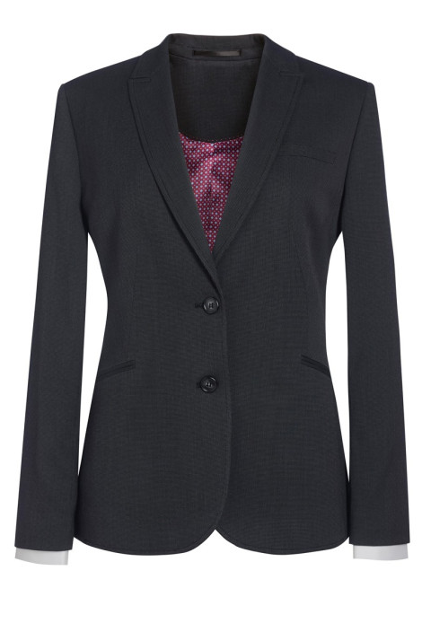 Giacca alberghiera grigio pinpoint da donna - Giacca Cordelia