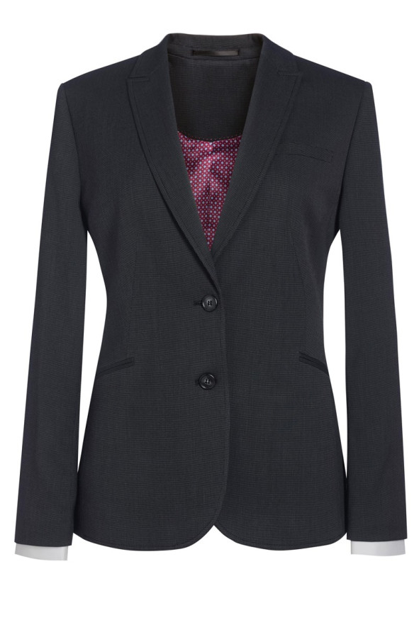 Veste hôtellerie gris pinpoint femme - Veste Cordelia