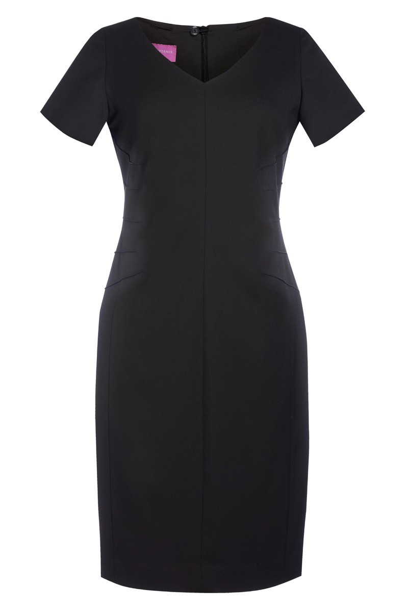 Black hotel uniform dress - Portia dress