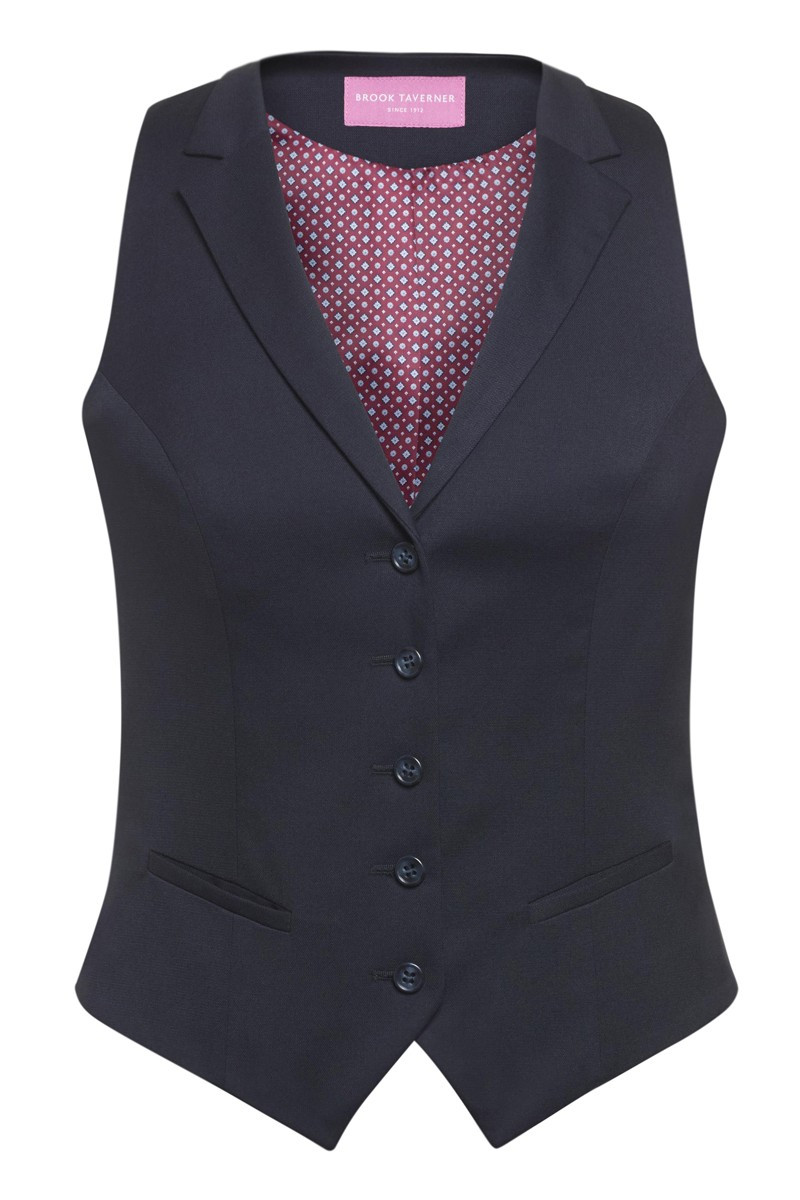Gilet hôtellerie marine femme - Gilet Larissa
