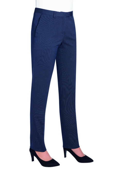 Pantalon hôtellerie marine pinpoint femme - Pantalon Ophélia
