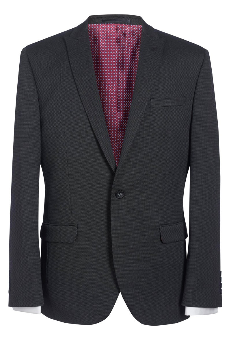 Men's hotel uniform jacket grey pinpoint - Pegasus jacket
