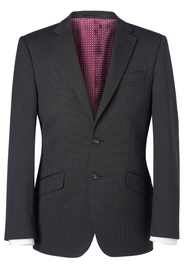 Men's hotel uniform jacket grey pinpoint - Phoenix jacket