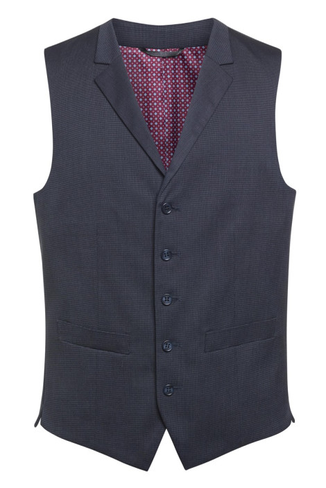 Gilet uniforme alberghiera uomo navy pinpoint - Gilet Proteus