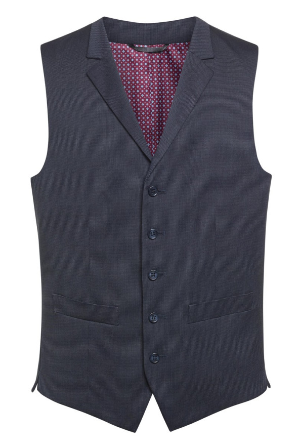 Gilet uniforme alberghiera uomo navy pinpoint - Gilet Proteus