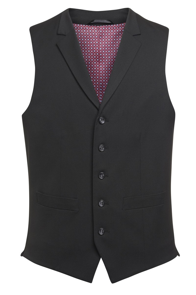 Gilet noir hôtellerie homme - Gilet Proteus