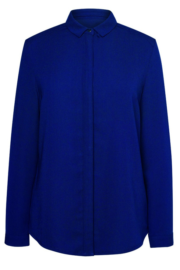 Women's professional navy blouse - Firenze blouse