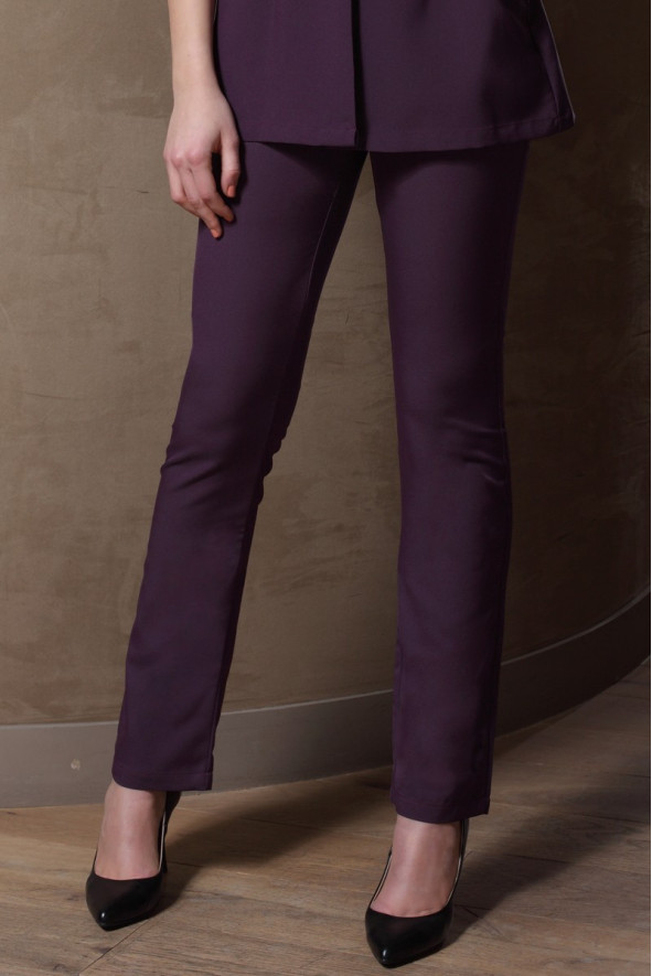 Plum estheticians trousers - Safari trousers