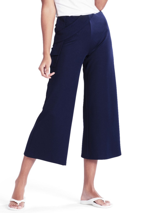 Navy estheticians trousers - Yin trousers