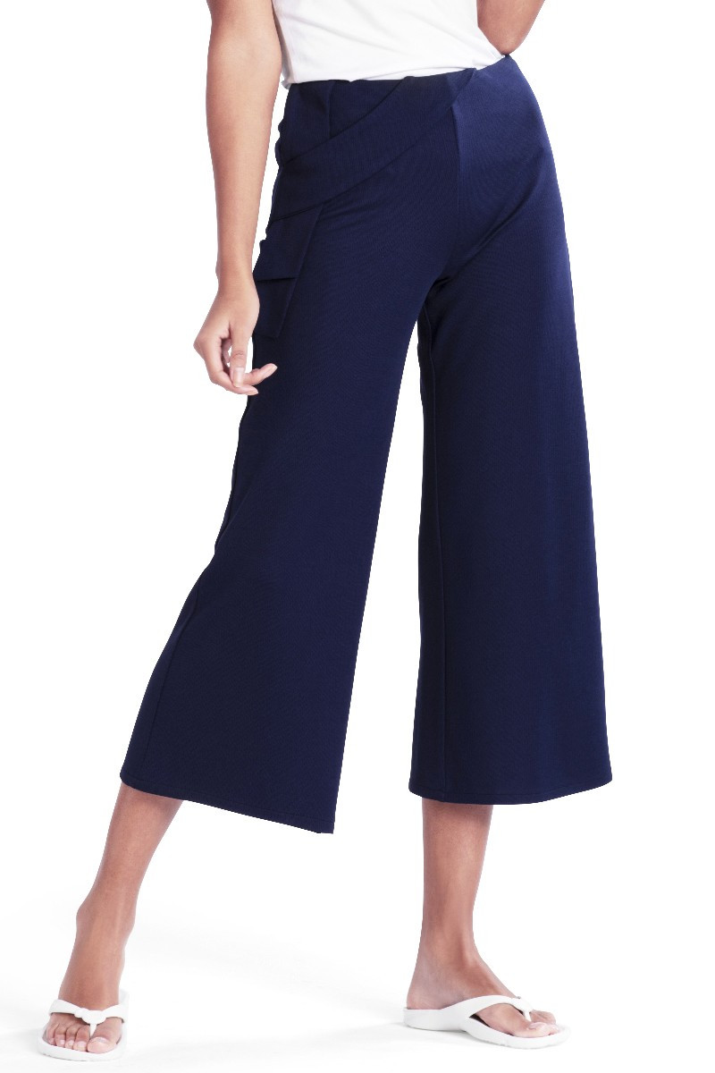 Pantaloni da estetista navy - Pantaloni Yin