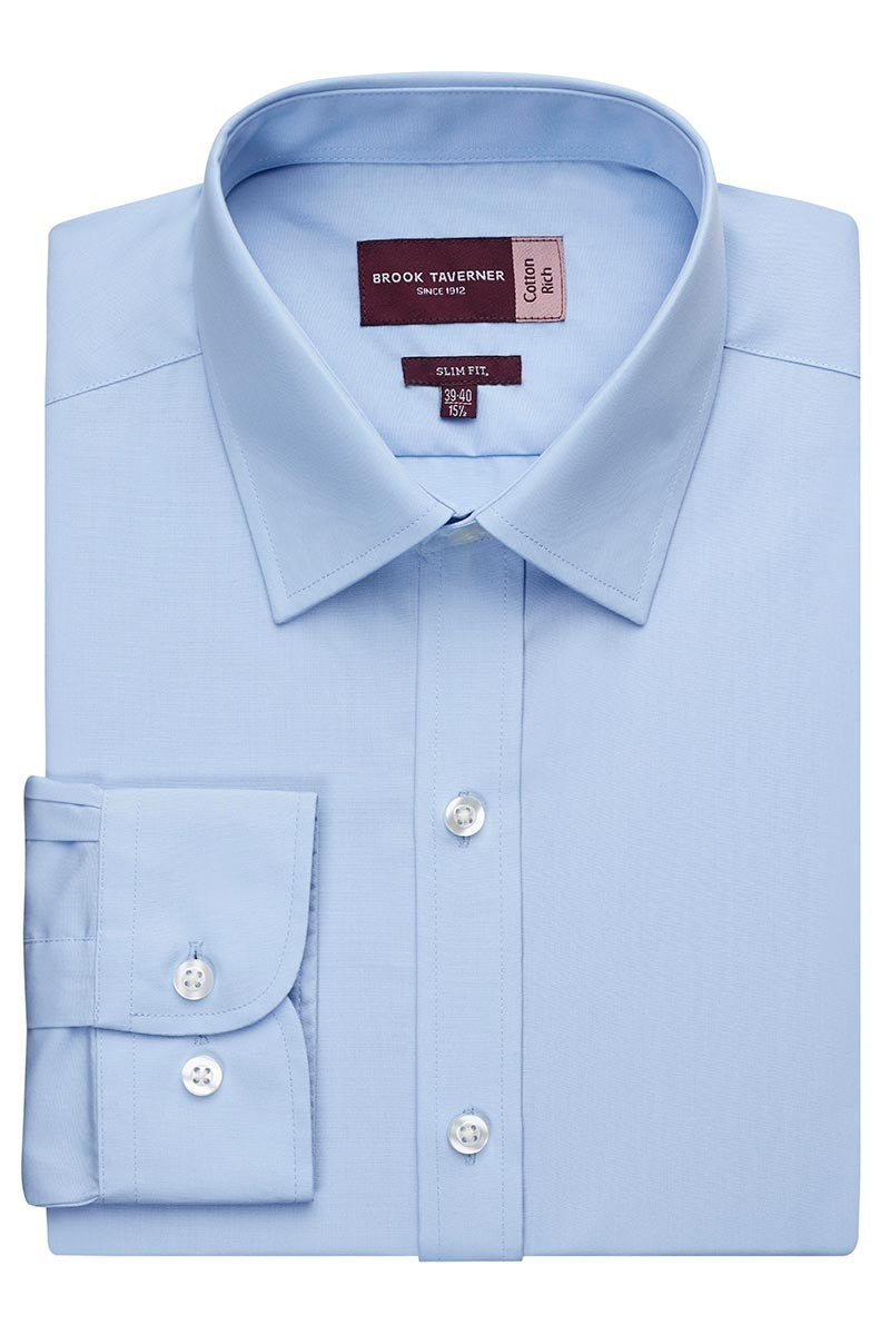 Camicia professionale da uomo blu cielo - Camicia Alba