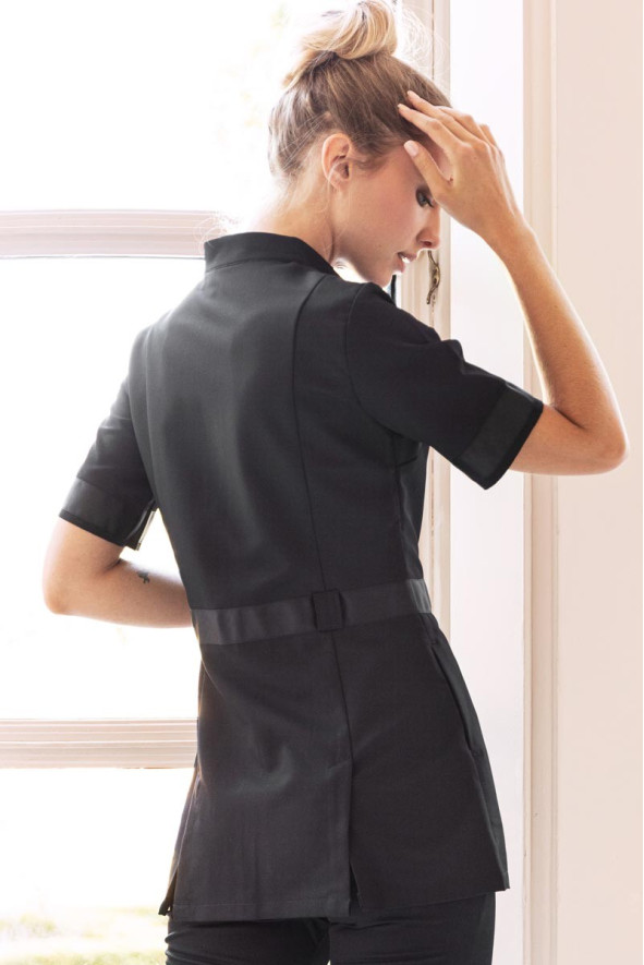 Black esthetician's tunic - Savane tunic