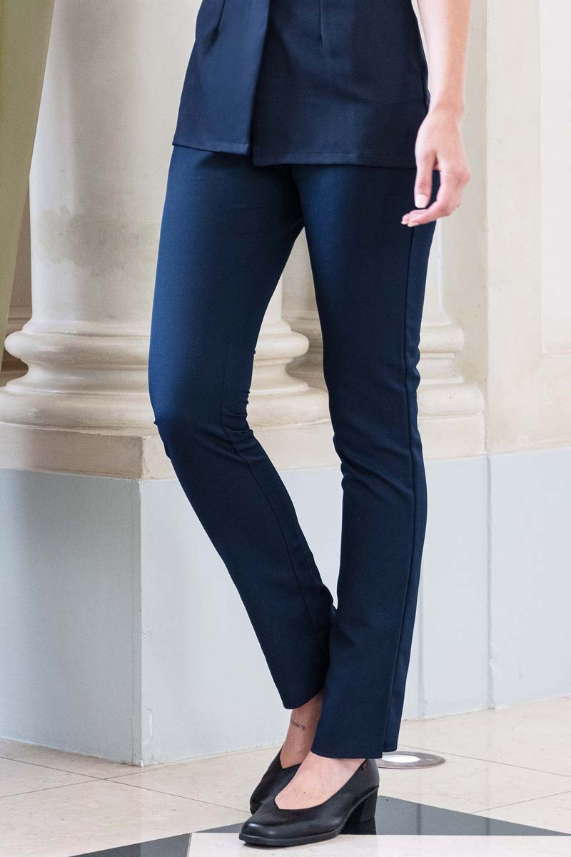 Pantalon d'esthéticienne marine - Pantalon Safari