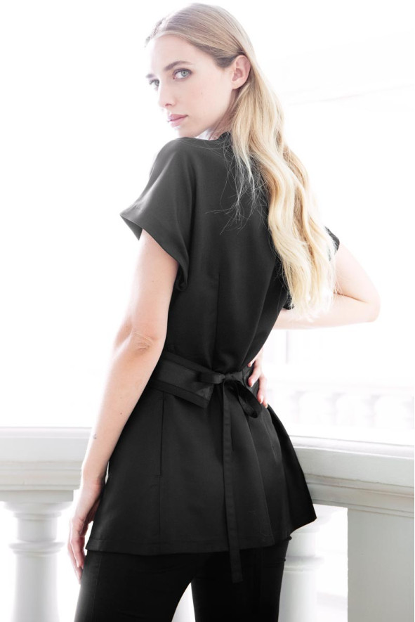 Kimono esthéticienne noir - Kimono Tasmanie