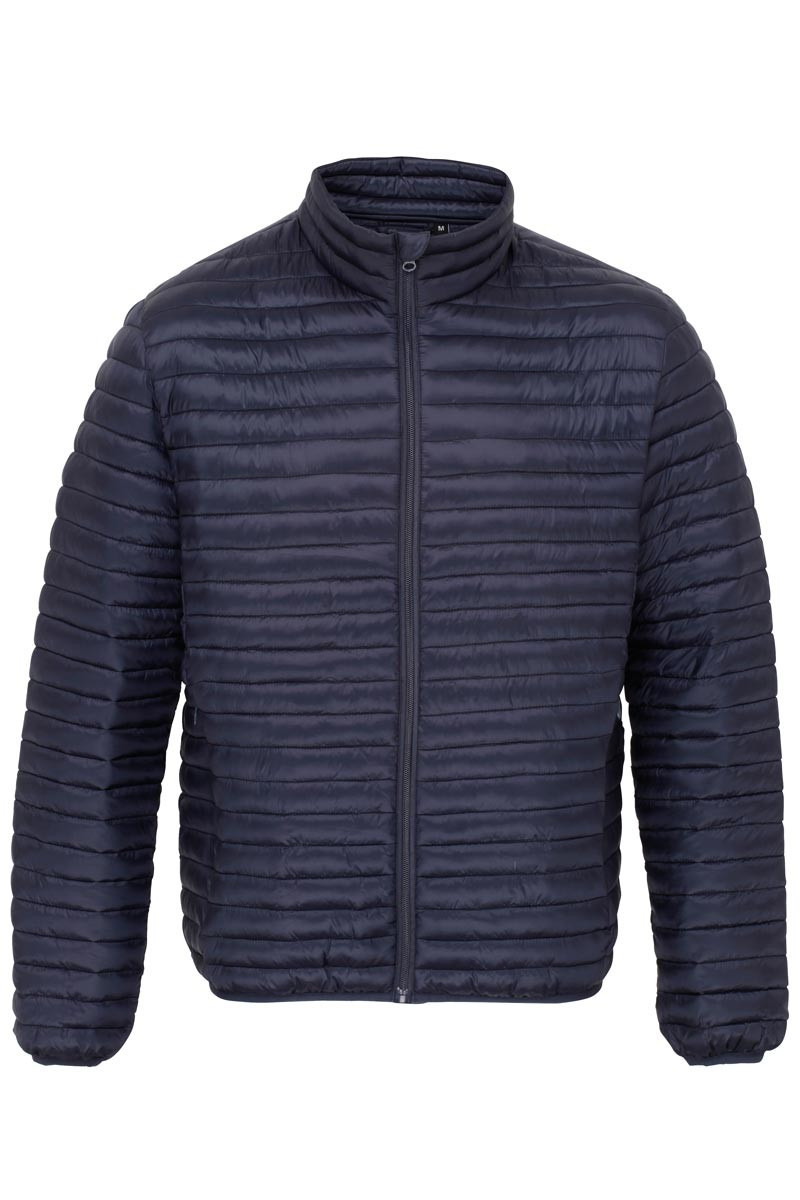 Doudoune homme manches longues matelassées marine - Doudoune Jura
