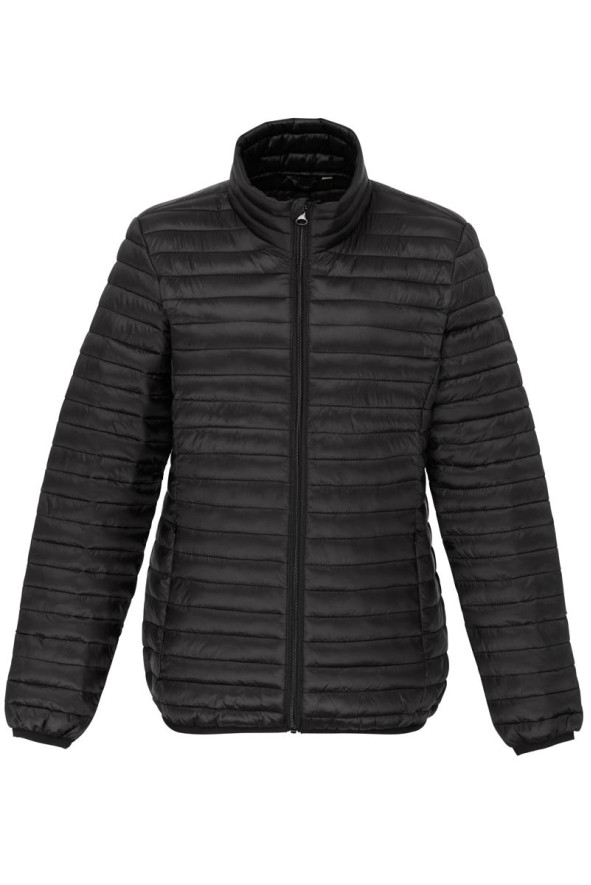 Women's long-sleeved quilted jacket, black - Savoie Padded Jacket