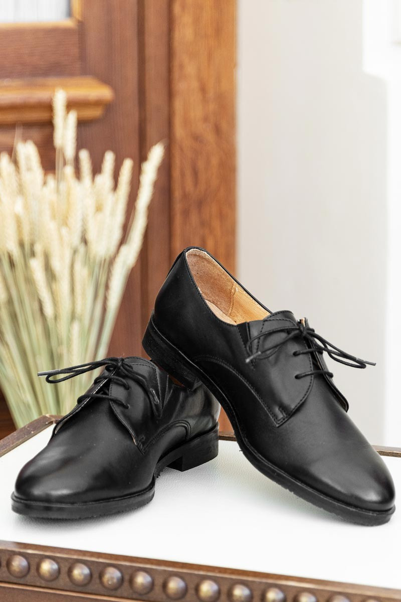 Chaussures professionnelles noires femme - Derby Perrine