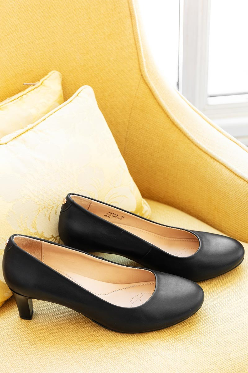 Black 5,5cm high heels - Fiona Heels