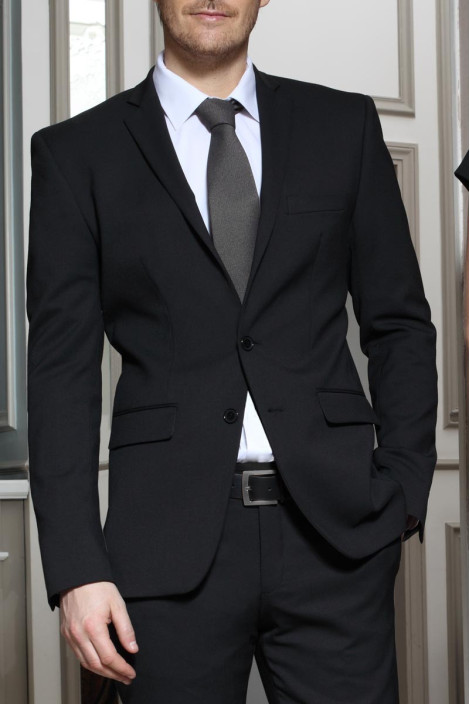 Giacca da uomo in uniforme alberghiera nero - Giacca Ethan