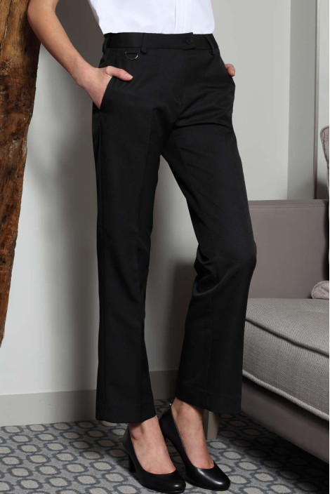 Women's black hotel uniform trousers - Venus trousers
