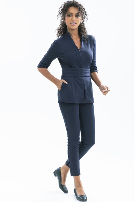 Navy blue estheticians trousers - Atalante trousers