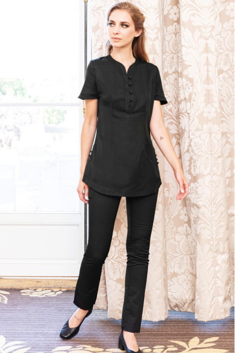 Pantalon d'esthéticienne noir - Pantalon Safari