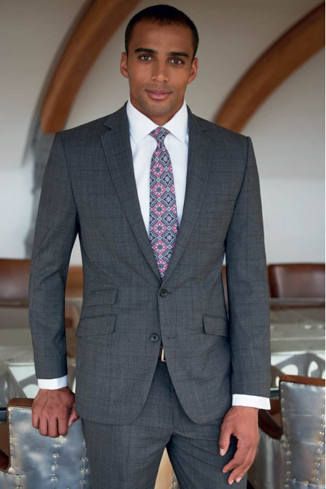 Veste hôtellerie homme gris - Veste Cassino Prince de Galles