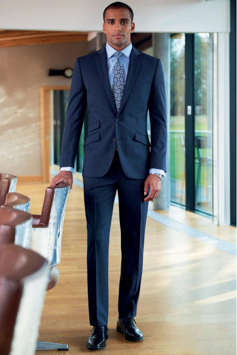 Pantalon professionnel homme marine - Pantalon Cassino Prince de Galles