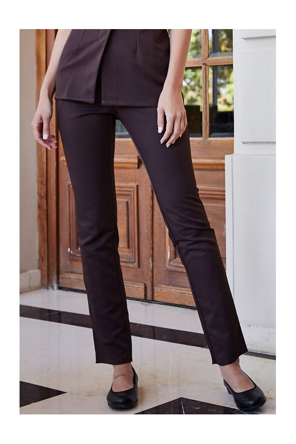 Chocolate estheticians trousers - Safari trousers