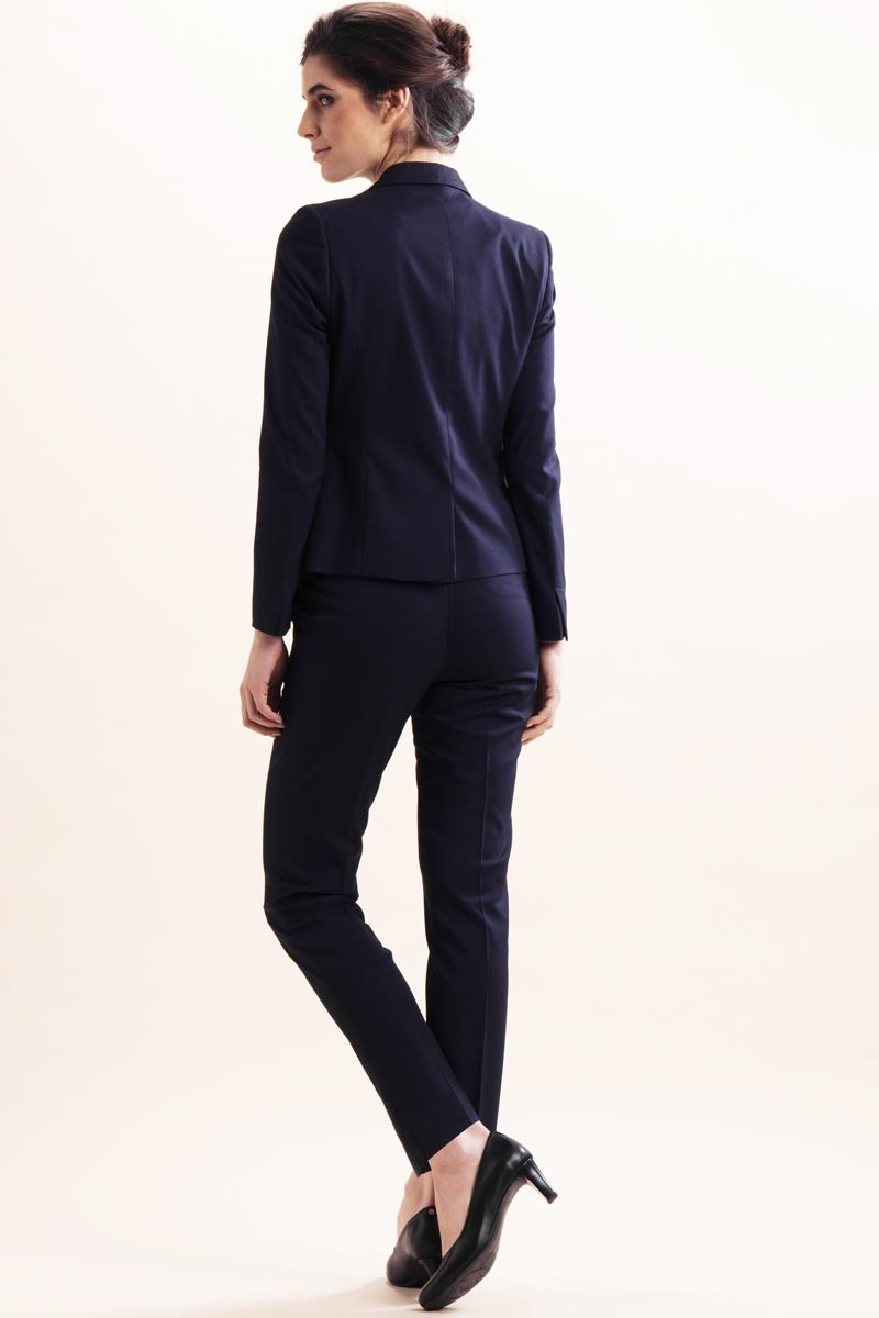 Women's navy blue hotel uniform trousers - Ophélia trousers