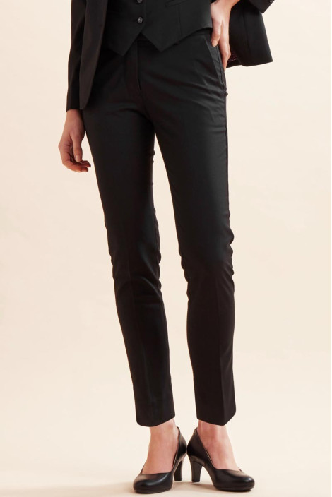 Pantaloni alberghiera nero da donna - Pantaloni Ophélia