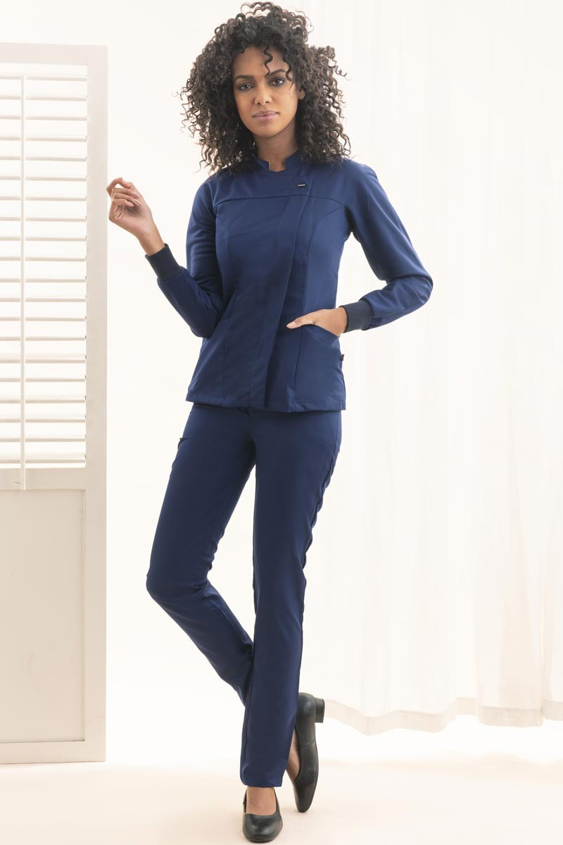 Tunica medica blu marine da donna - Tunica Giada