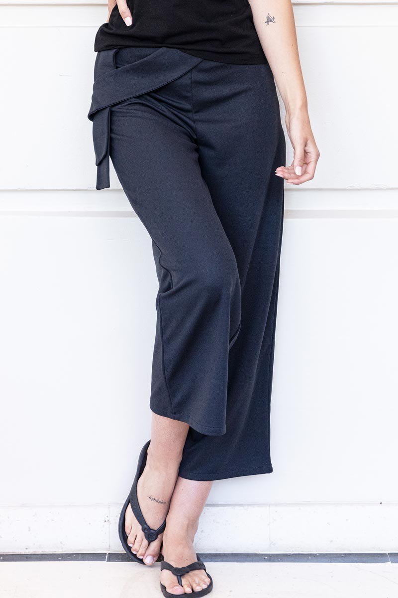 Pantalone nero da estetista - Pantalone Yin