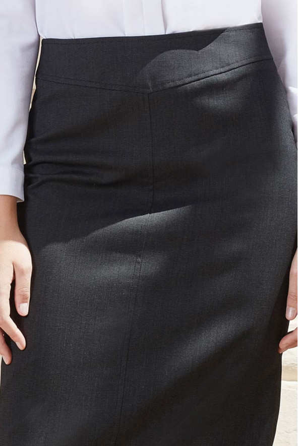 Grey pinpoint hotel uniform skirt - Juliet skirt