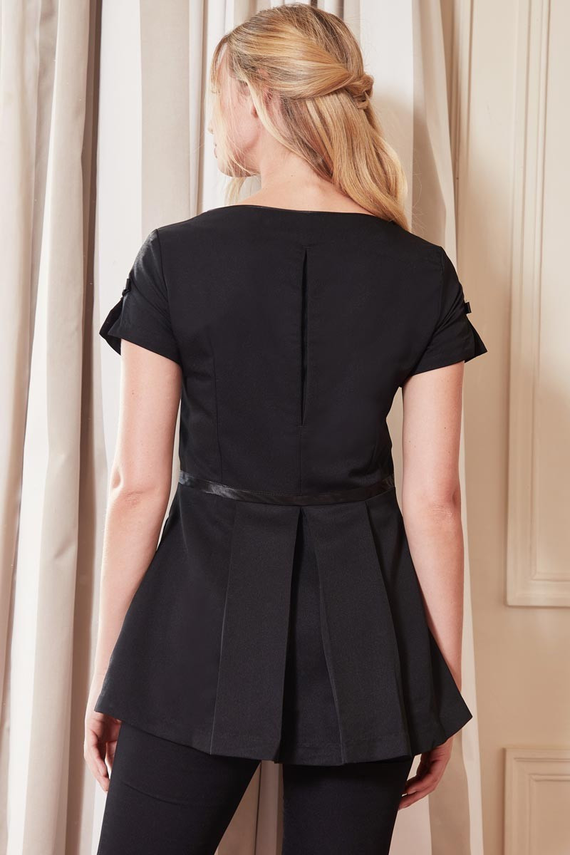 Black estheticians tunic - Chester tunic