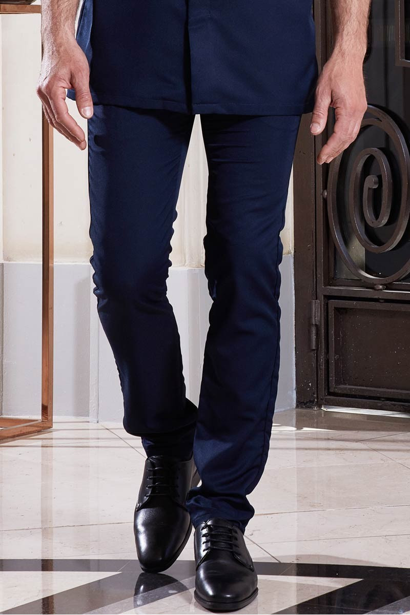 Men's professional trousers navy - Savane trousers