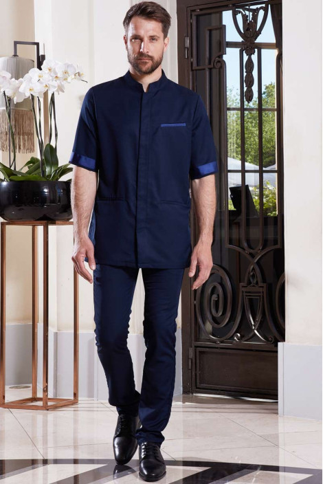 Men's professional trousers navy - Savane trousers