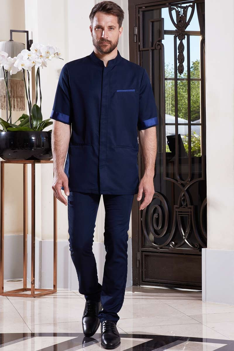 Men's professional trousers navy - Savane trousers