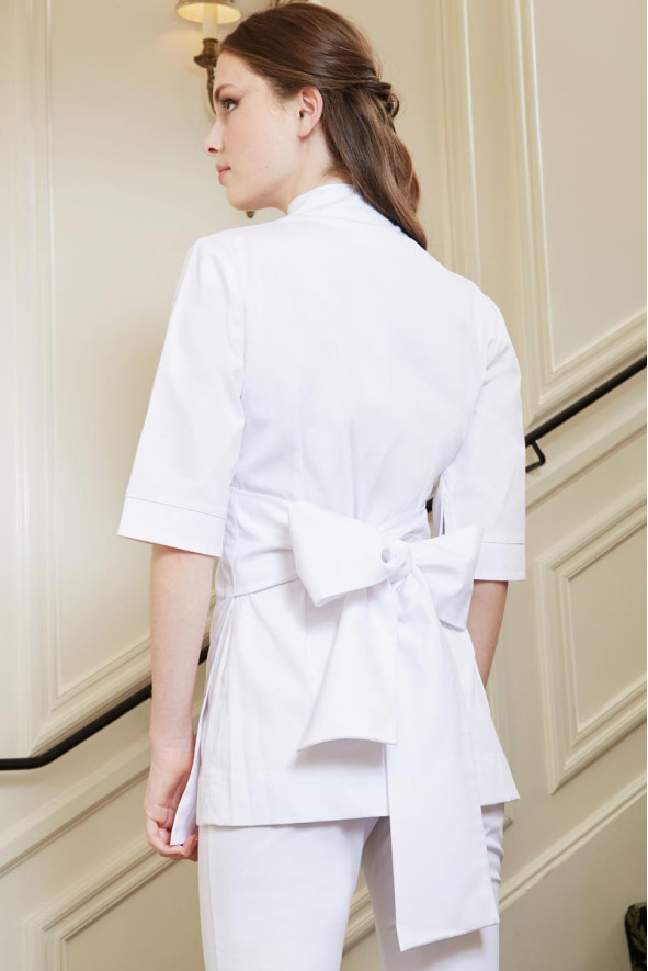 Kimono esthéticienne blanc - Kimono Antigua