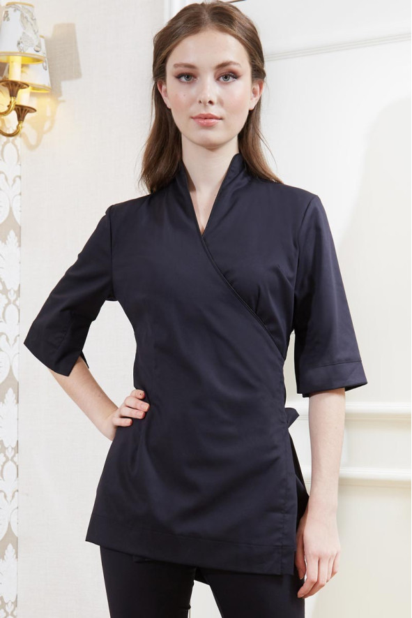 Kimono esthéticienne noir - Kimono Antigua