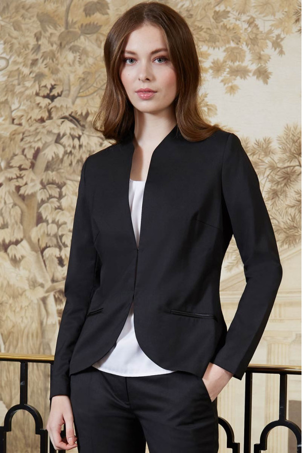 Veste uniforme hôtellerie noir femme - Veste Venezuela
