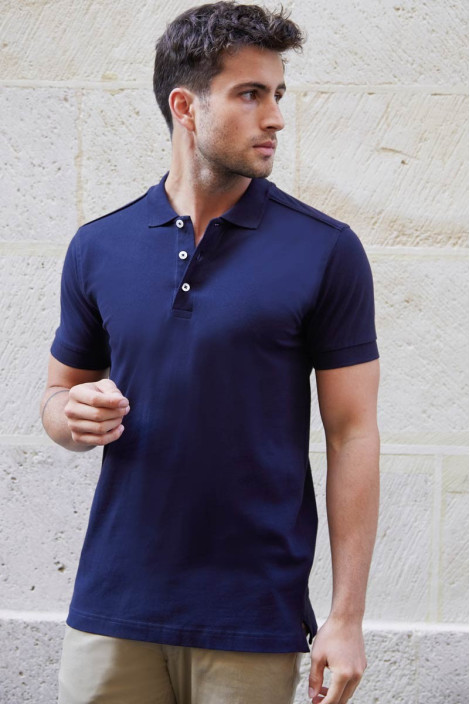 Polo professionnel homme marine - Polo Noa