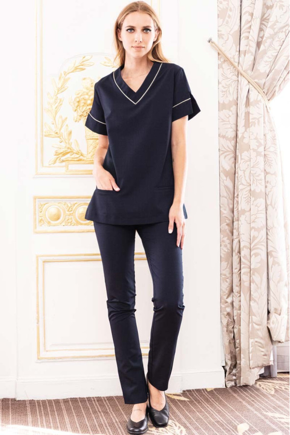Women's professional navy blue tunic - Clara tunic