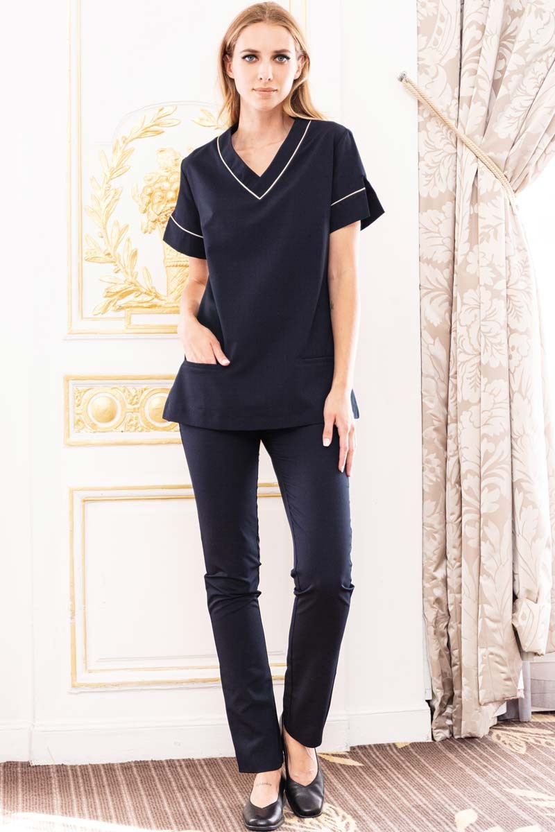 Women's professional navy blue tunic - Clara tunic