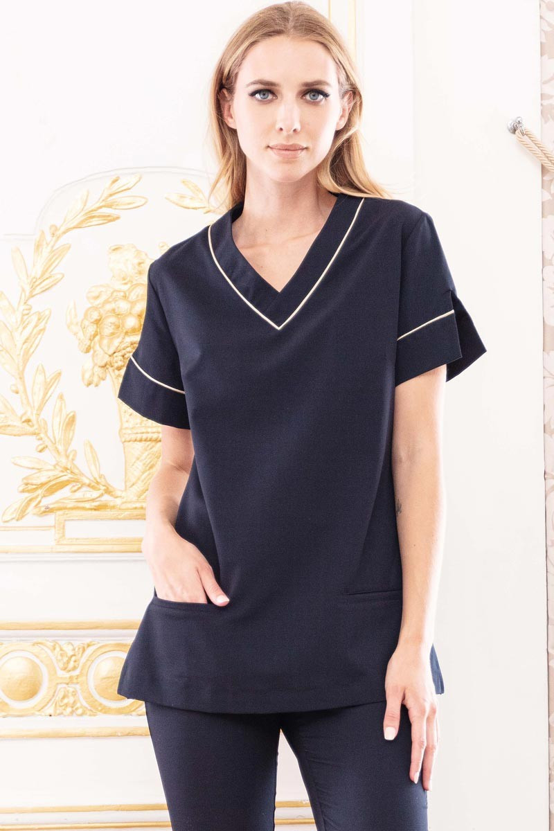 Women's professional navy blue tunic - Clara tunic