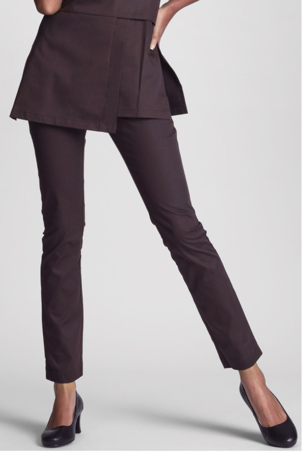 Pantaloni professionali da donna in cioccolato - Pantaloni Sunset