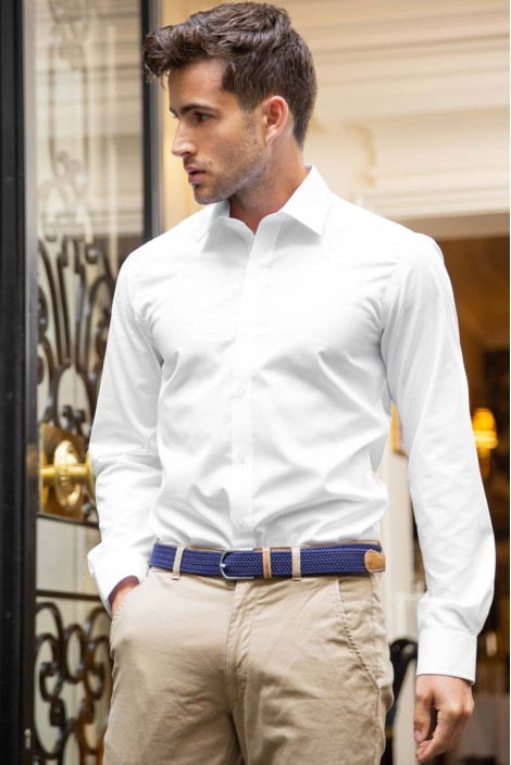 Camicia Uniforme alberghiera bianca da uomo - Camicia Este