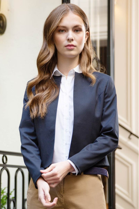 Veste hôtellerie femme marine - Veste Vega